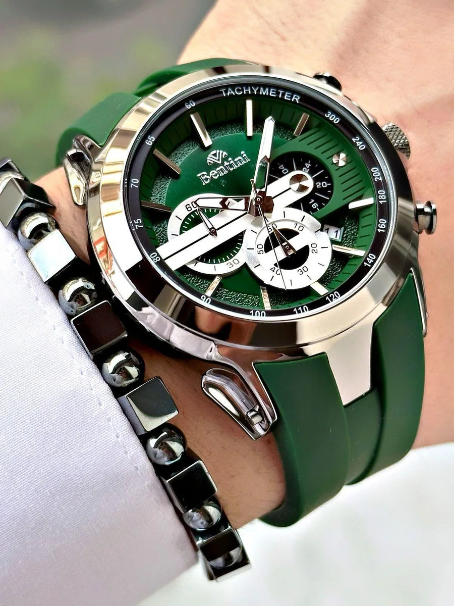Bentini Verde Sport kol saati — Instagram'da @bentinicrispino